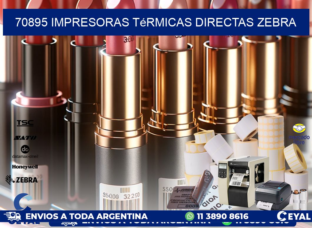 70895 impresoras térmicas directas zebra