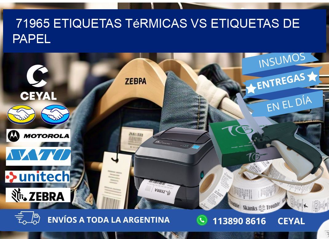 71965 etiquetas térmicas vs etiquetas de papel