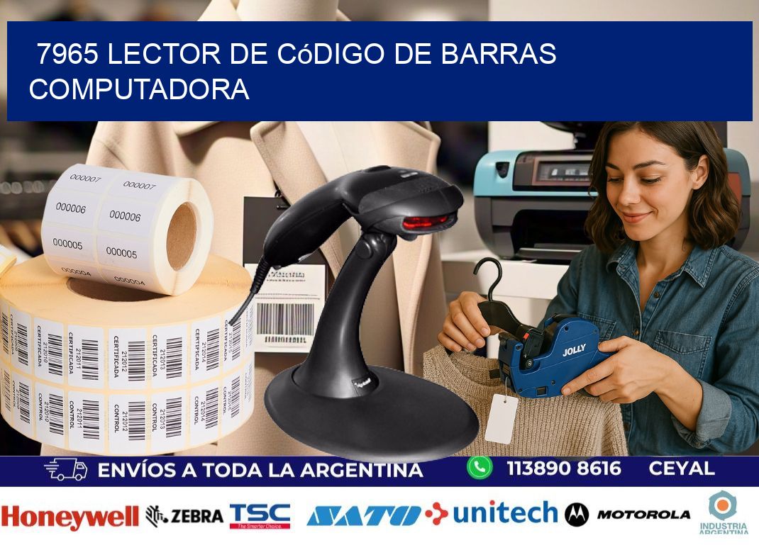 7965 Lector de código de barras computadora