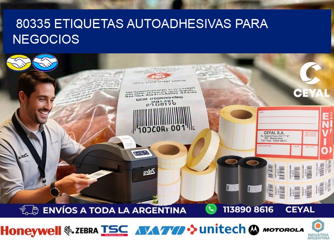 80335 etiquetas autoadhesivas para negocios