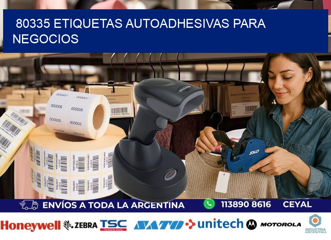 80335 etiquetas autoadhesivas para negocios