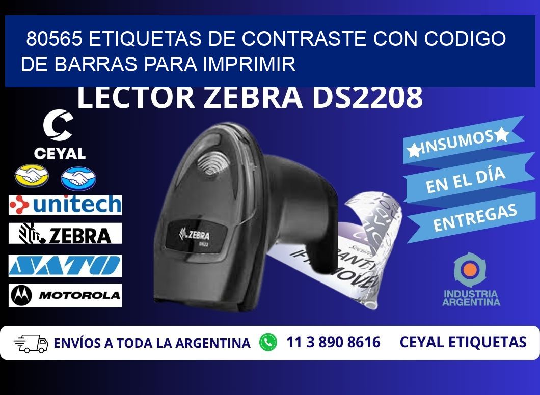 80565 etiquetas de contraste con codigo de barras para imprimir