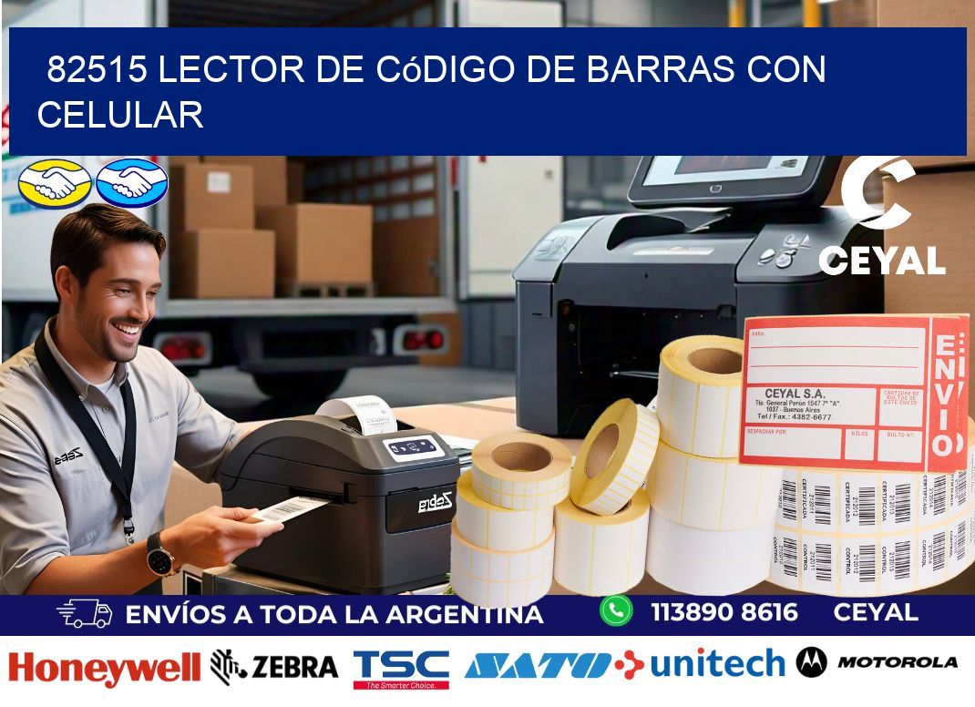 82515 Lector de código de barras con celular