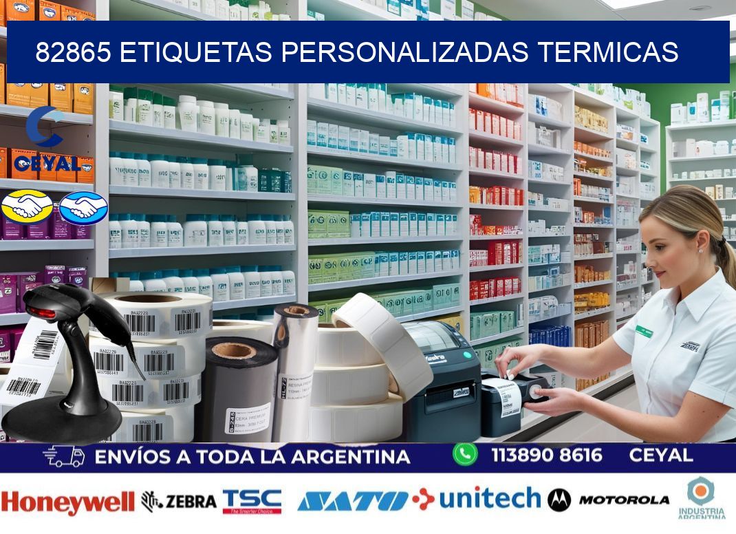 82865 Etiquetas personalizadas termicas