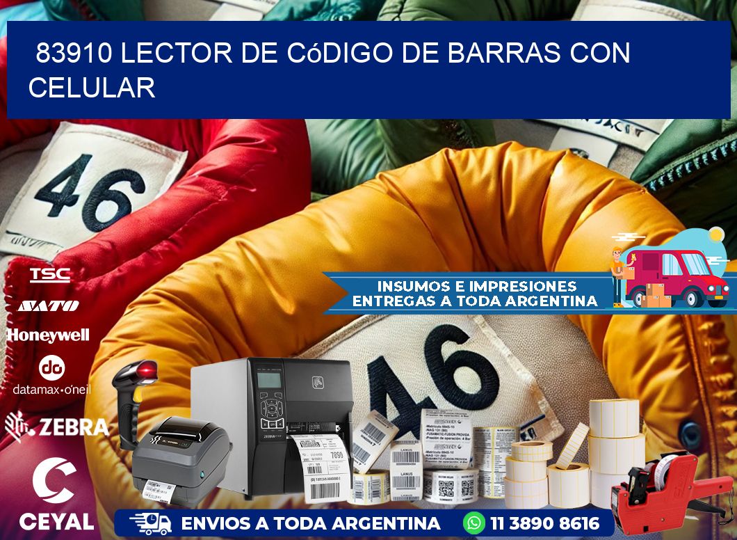 83910 Lector de código de barras con celular