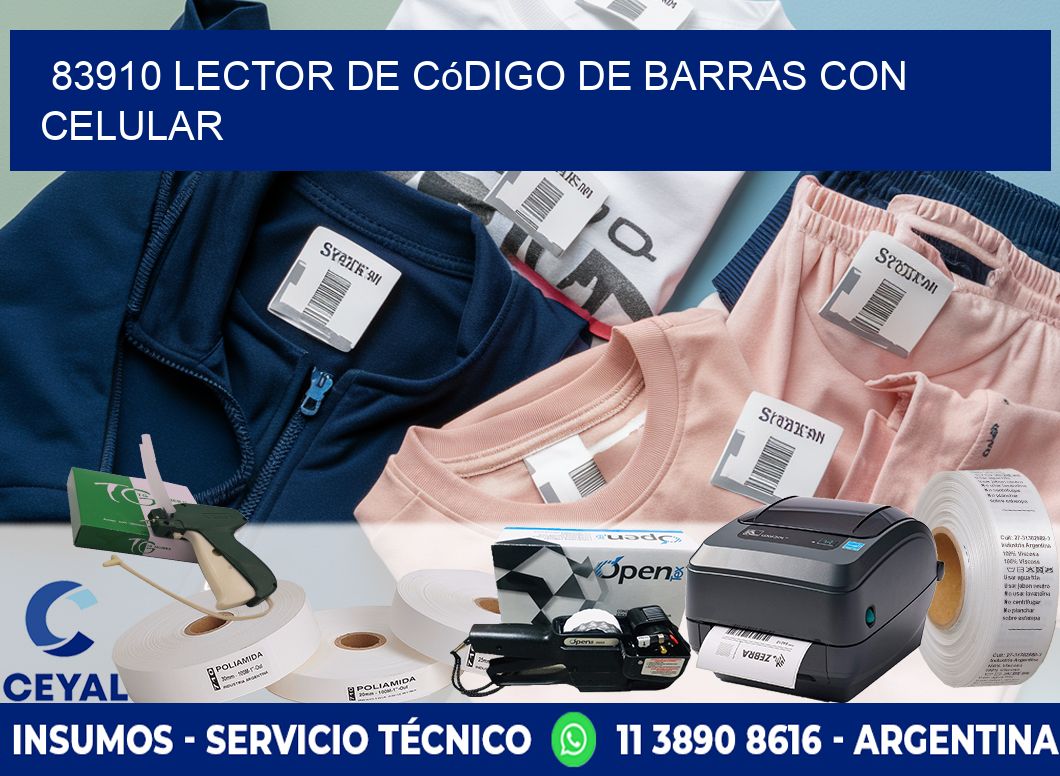 83910 Lector de código de barras con celular