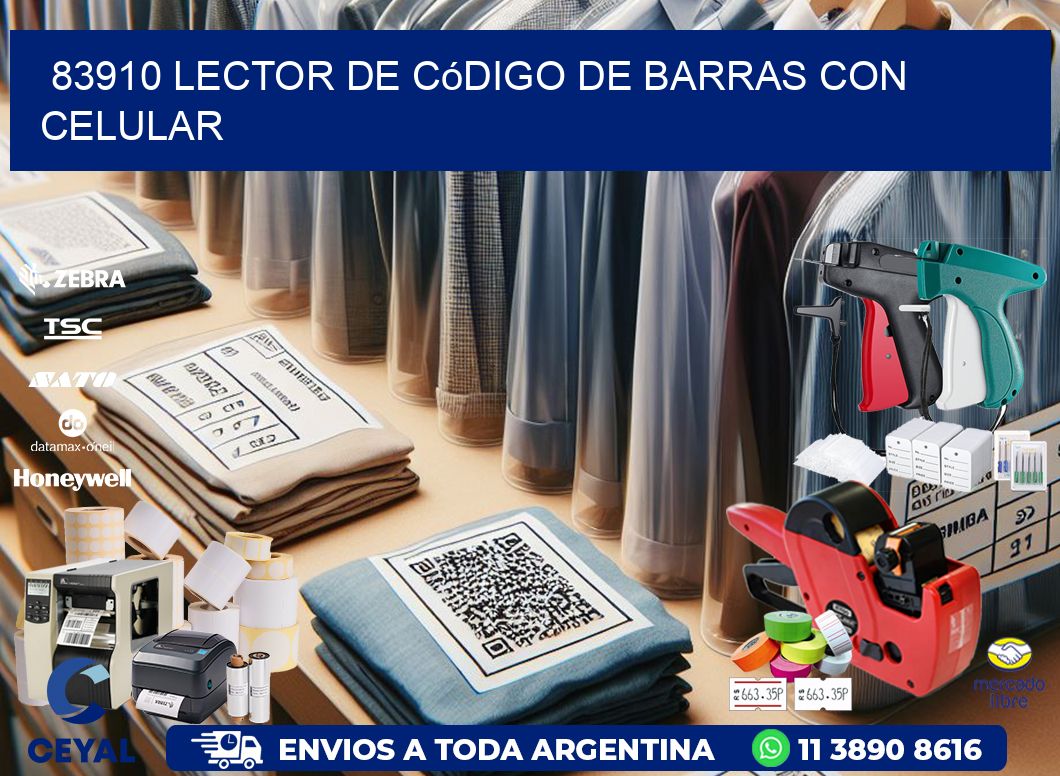 83910 Lector de código de barras con celular