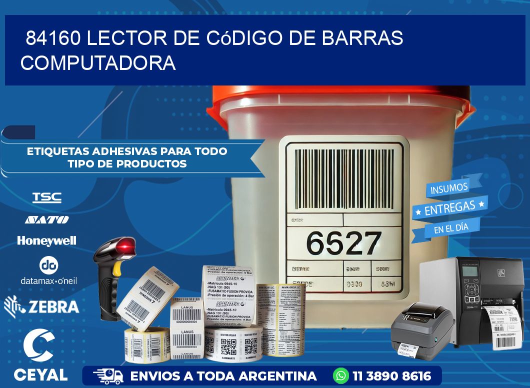 84160 Lector de código de barras computadora