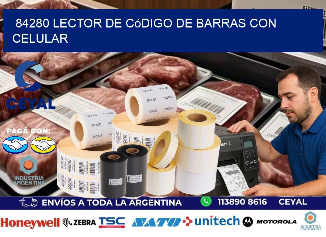 84280 Lector de código de barras con celular