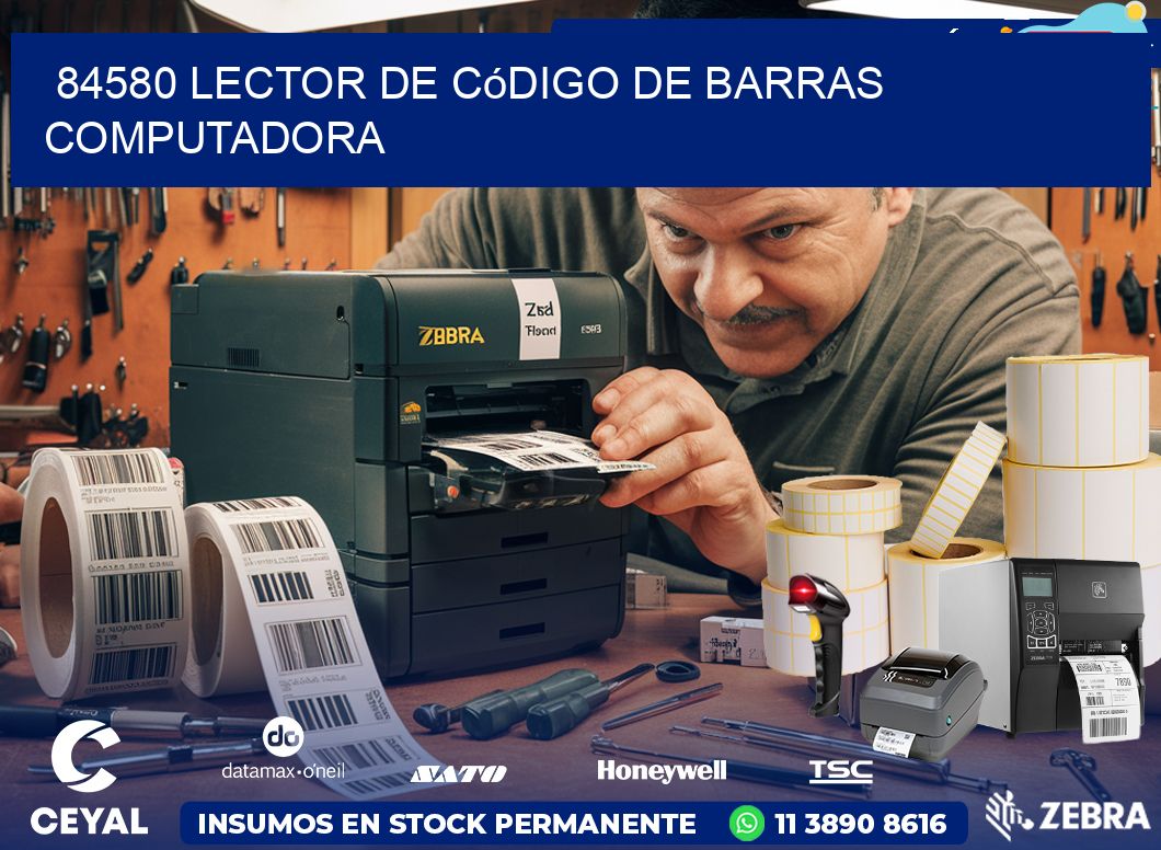 84580 Lector de código de barras computadora