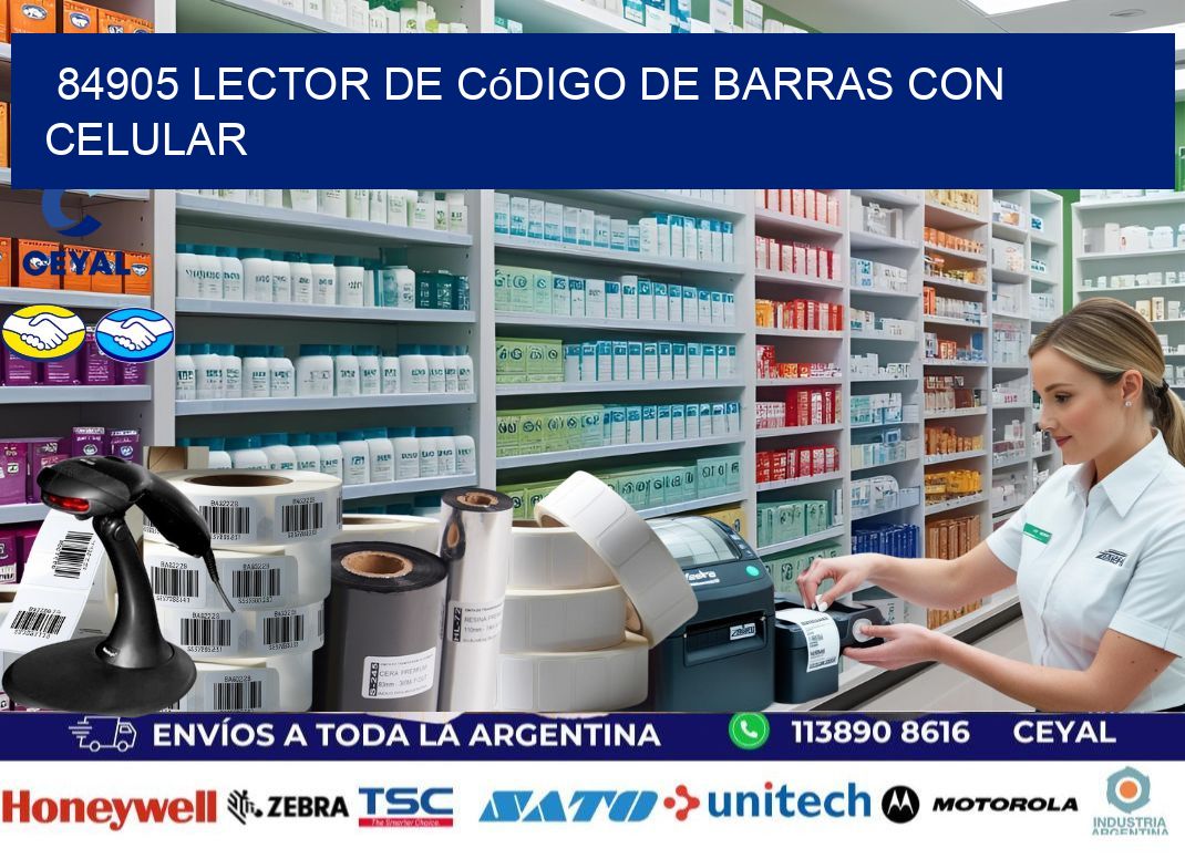 84905 Lector de código de barras con celular