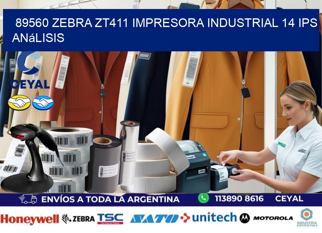 89560 Zebra ZT411 impresora industrial 14 ips análisis