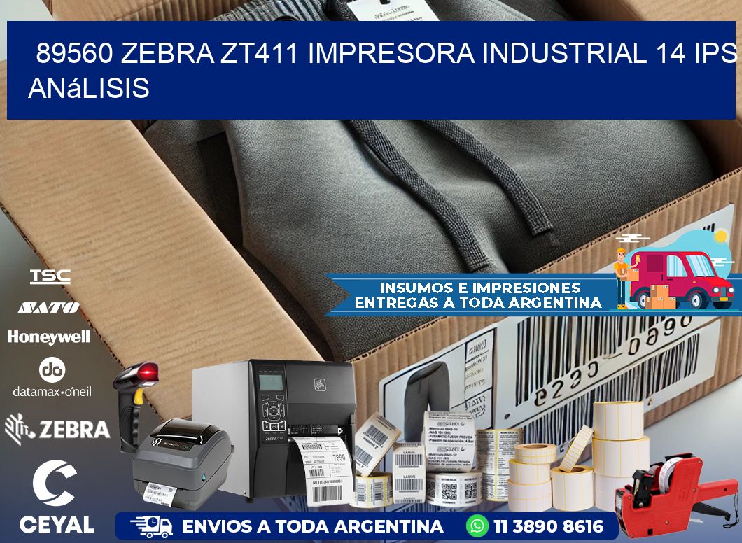 89560 Zebra ZT411 impresora industrial 14 ips análisis