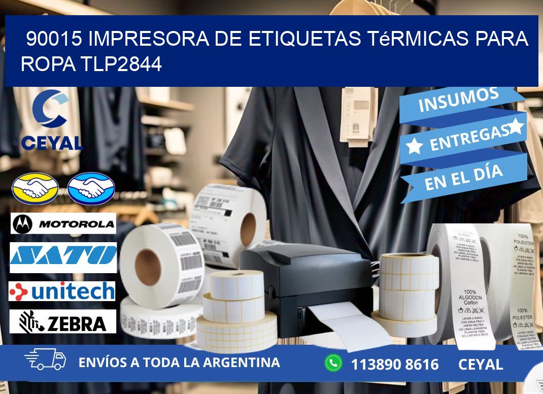 90015 impresora de etiquetas térmicas para ropa TLP2844