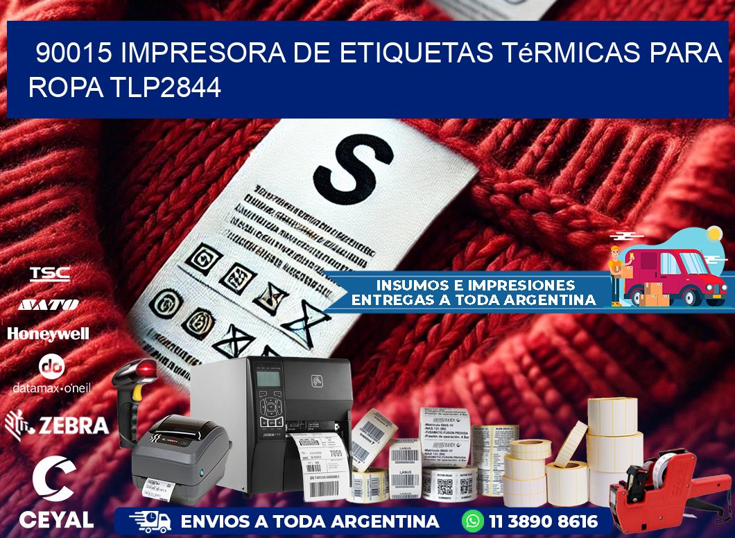90015 impresora de etiquetas térmicas para ropa TLP2844