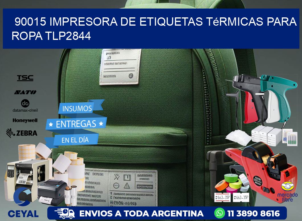 90015 impresora de etiquetas térmicas para ropa TLP2844