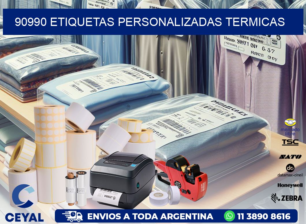 90990 Etiquetas personalizadas termicas
