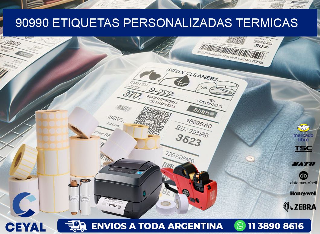 90990 Etiquetas personalizadas termicas