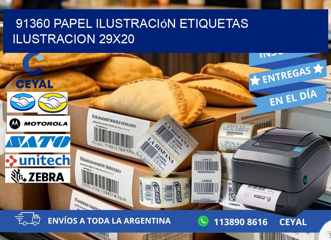 91360 papel ilustración Etiquetas Ilustracion 29×20