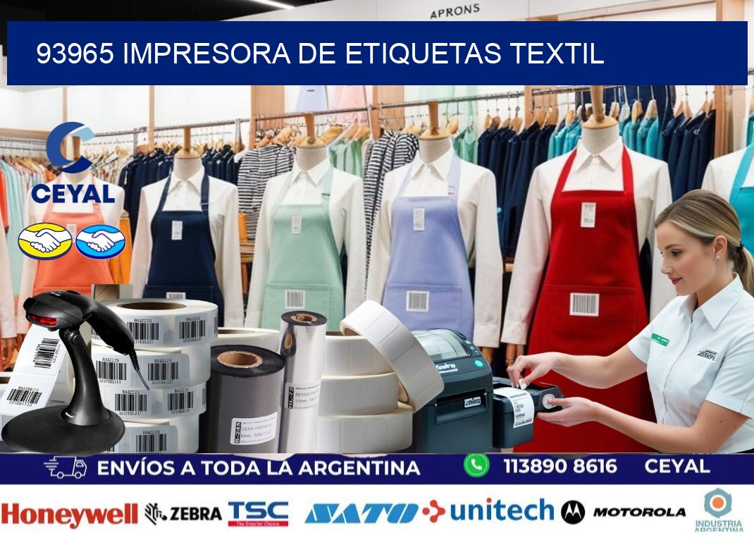 93965 Impresora de etiquetas textil