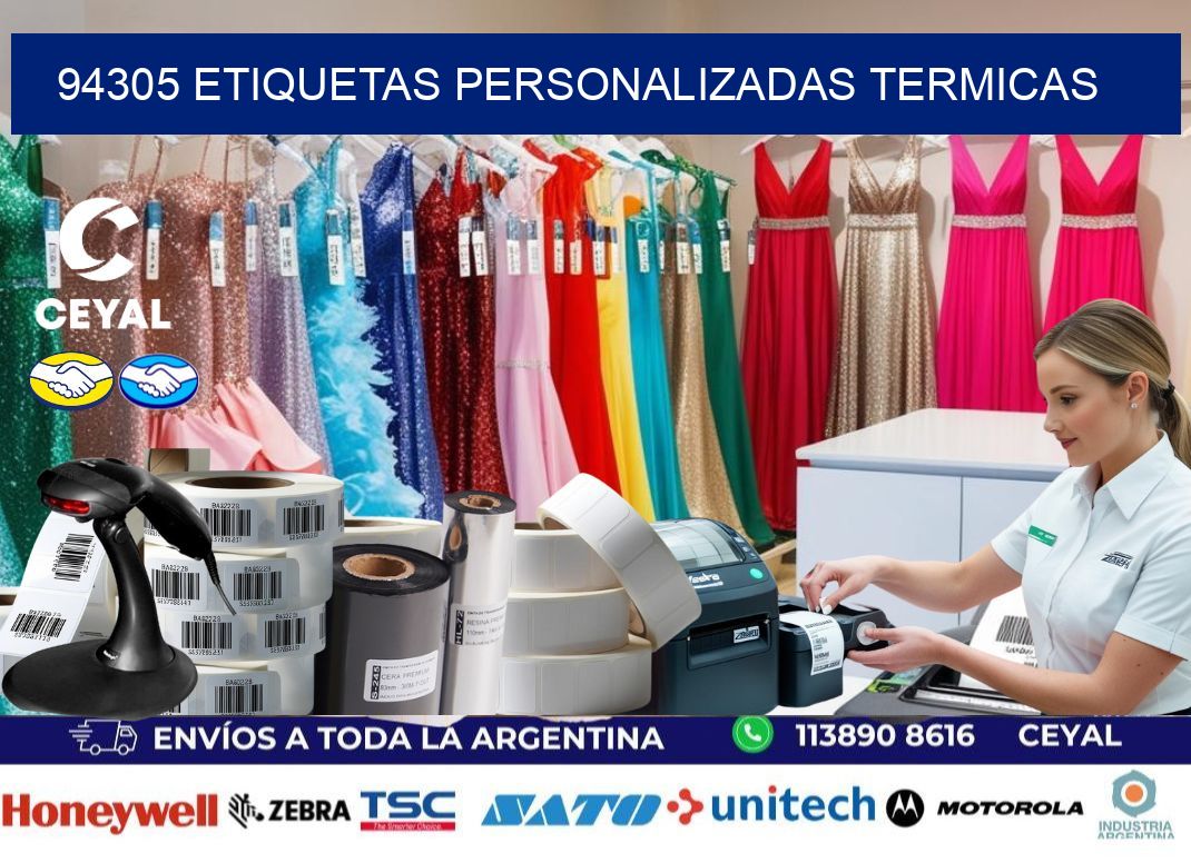 94305 Etiquetas personalizadas termicas