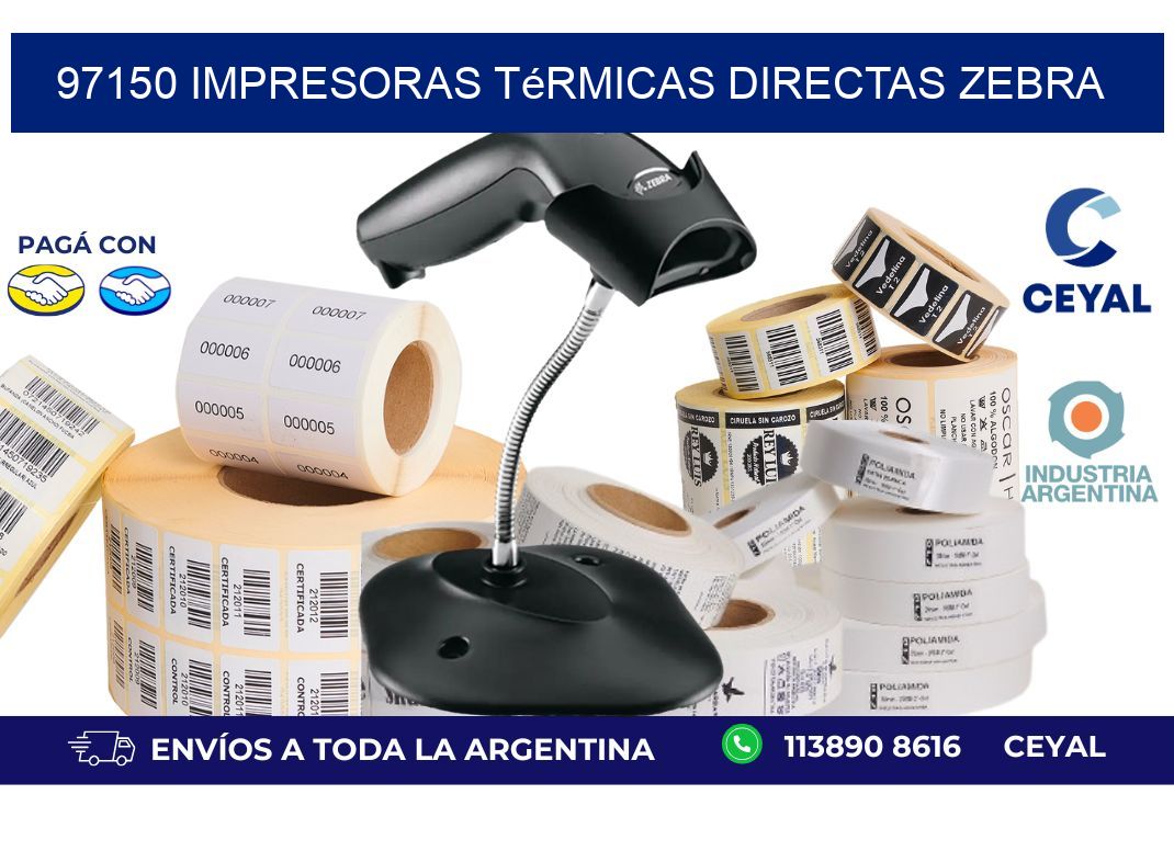 97150 impresoras térmicas directas zebra