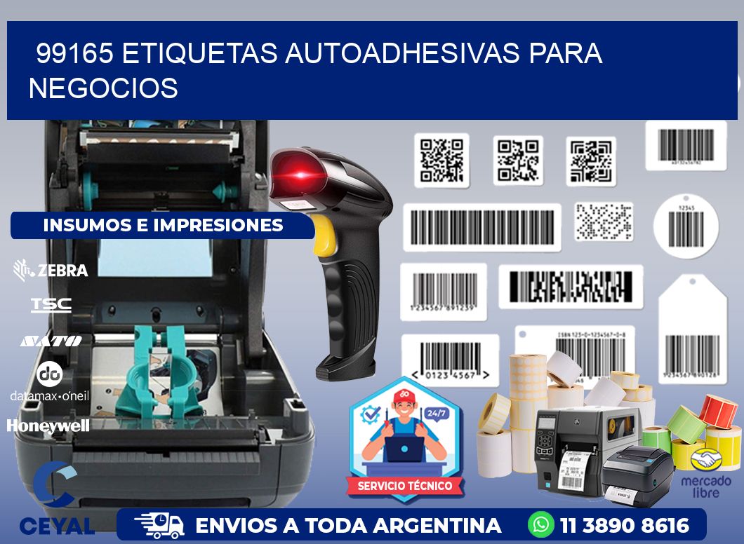 99165 etiquetas autoadhesivas para negocios