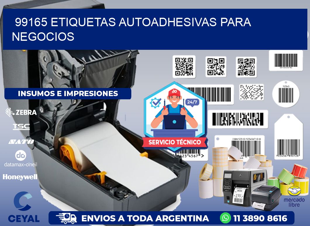 99165 etiquetas autoadhesivas para negocios