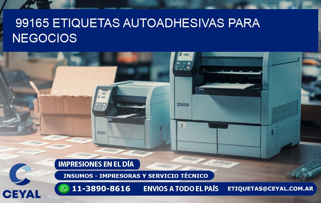 99165 etiquetas autoadhesivas para negocios