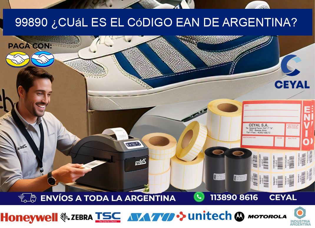 99890 ¿Cuál es el código EAN de Argentina?