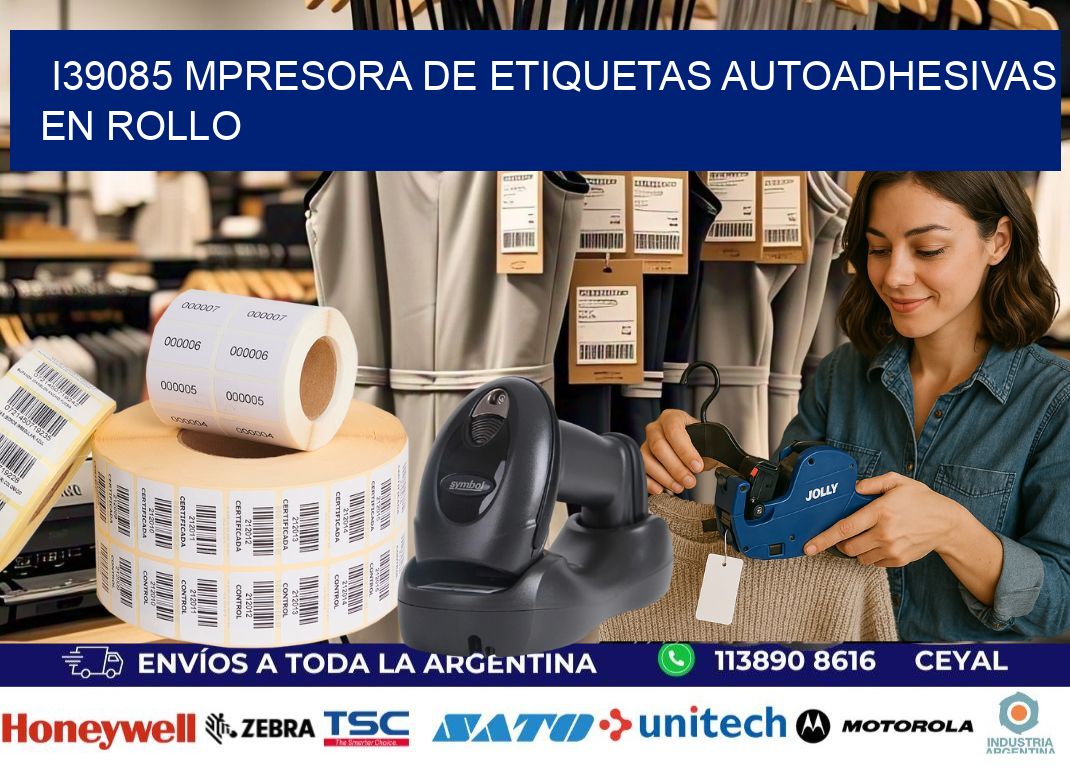I39085 mpresora de etiquetas autoadhesivas en rollo
