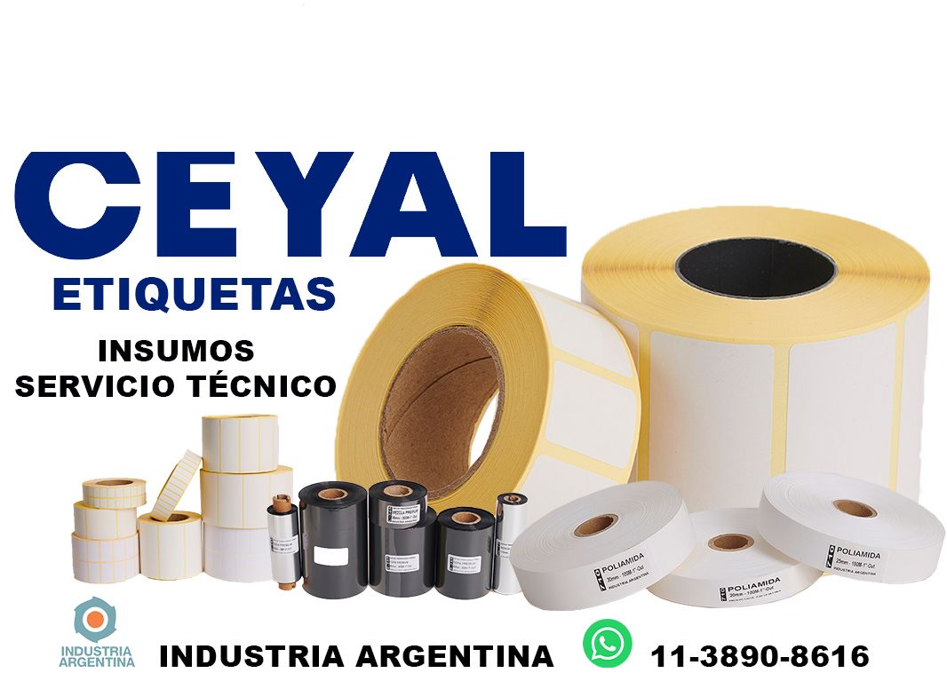 impresora gainsha + 84770 etiquetas + ribbon