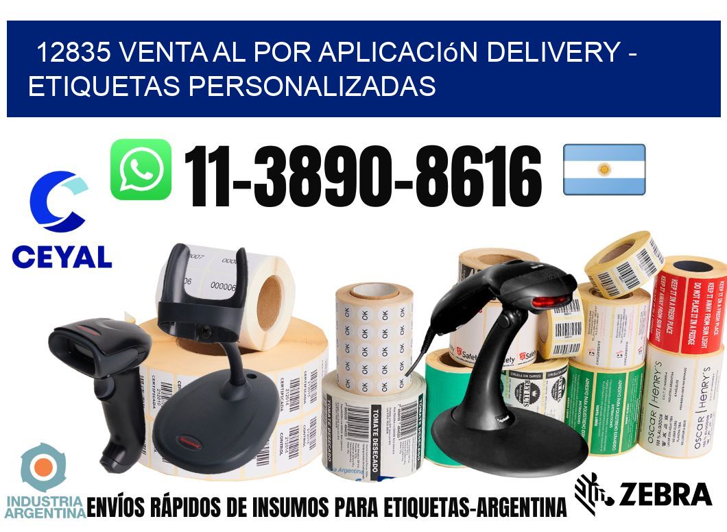 12835 Venta al Por Aplicación delivery – Etiquetas Personalizadas