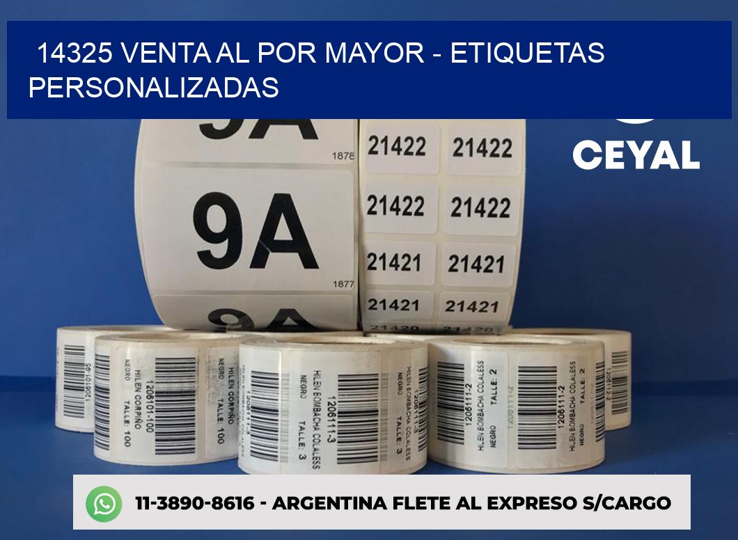 14325 Venta al Por Mayor - Etiquetas Personalizadas