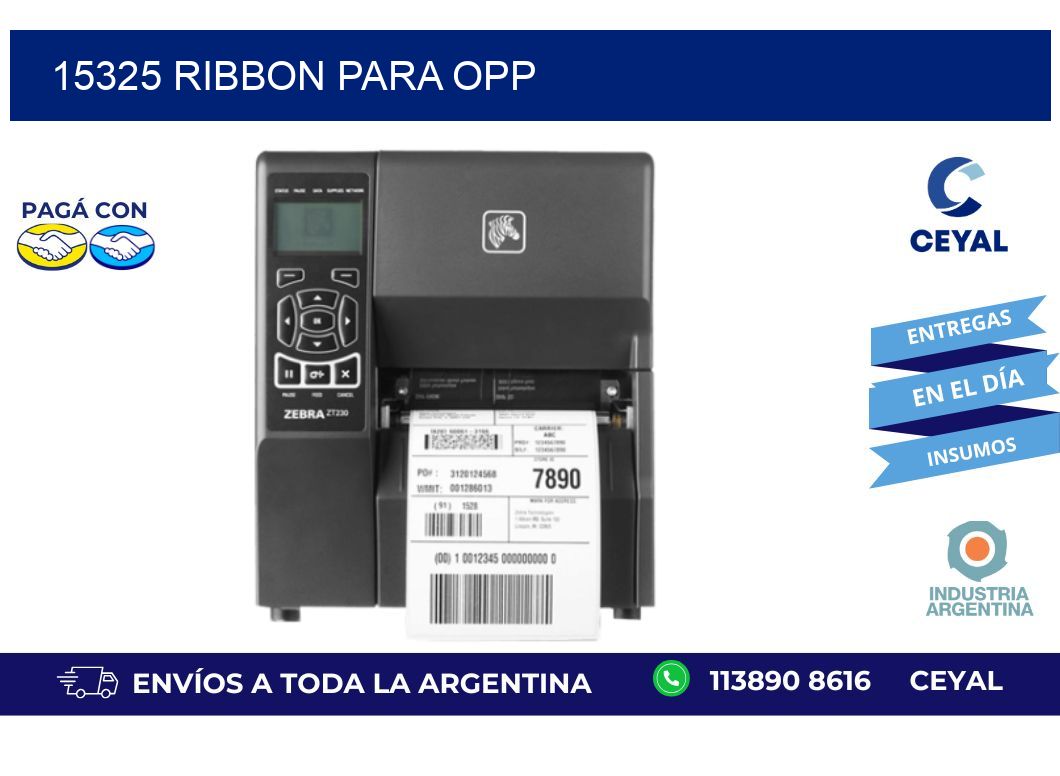 15325 ribbon para opp