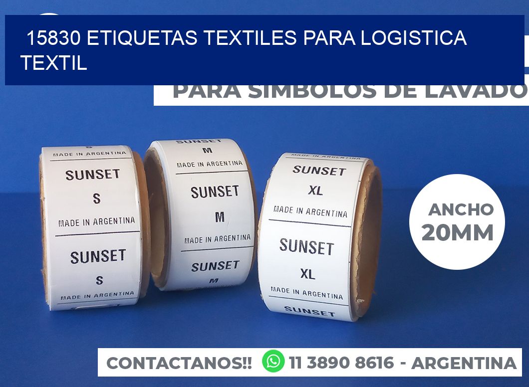 15830 Etiquetas textiles para logistica textil