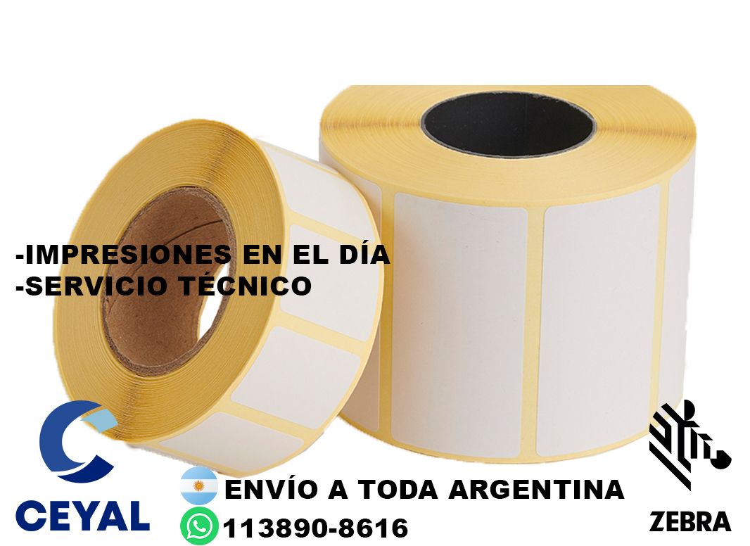 26785 etiquetas + ribbon zebra zd220