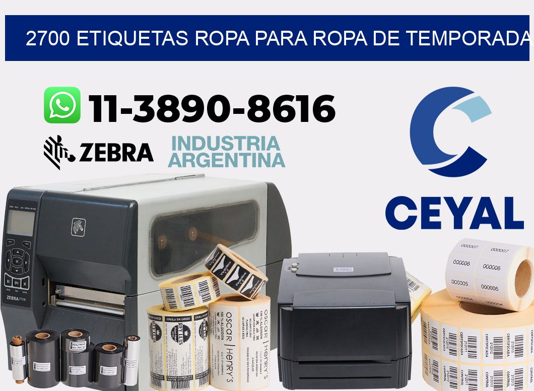 2700 Etiquetas ropa para ropa de temporada