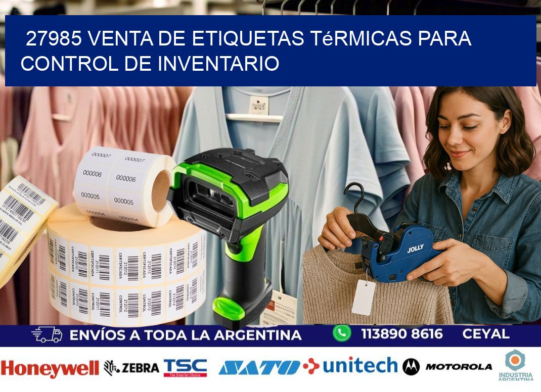 27985 venta de etiquetas térmicas para control de inventario