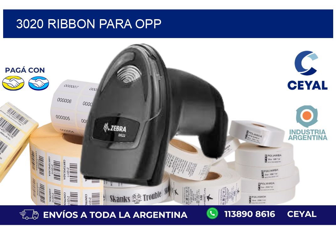 3020 ribbon para opp