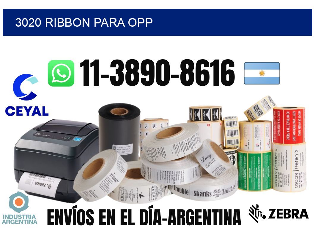 3020 ribbon para opp