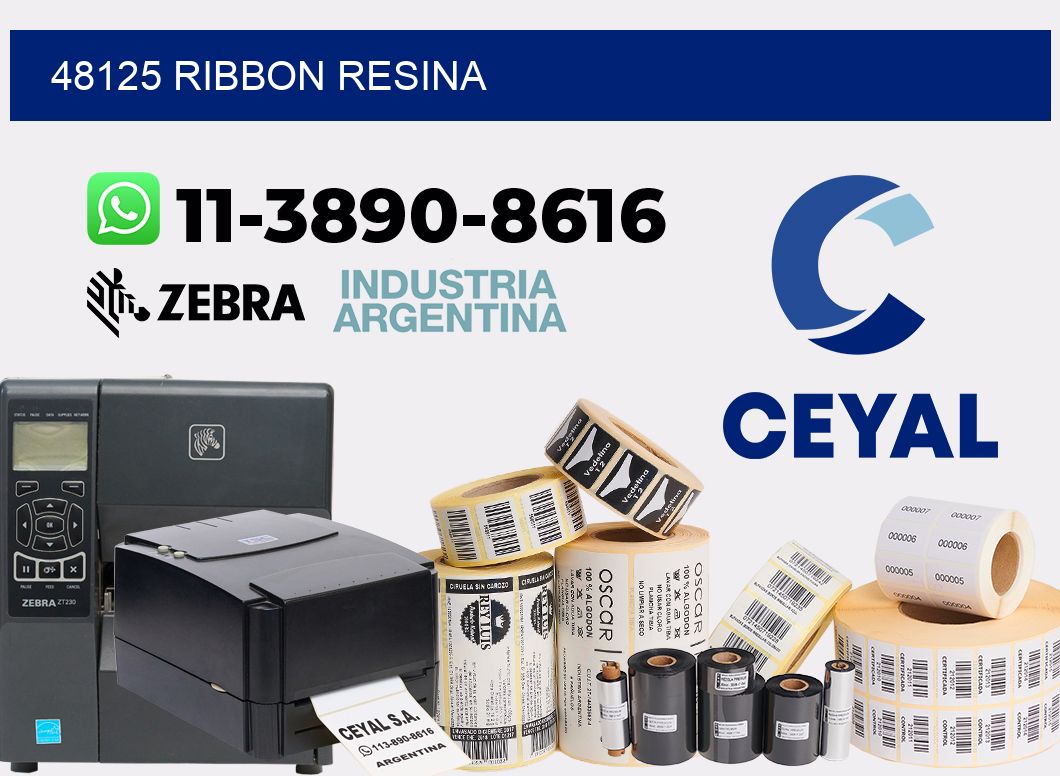 48125 ribbon resina