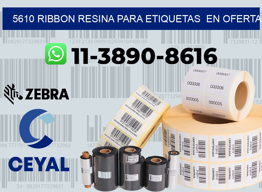 5610 ribbon resina para etiquetas en oferta