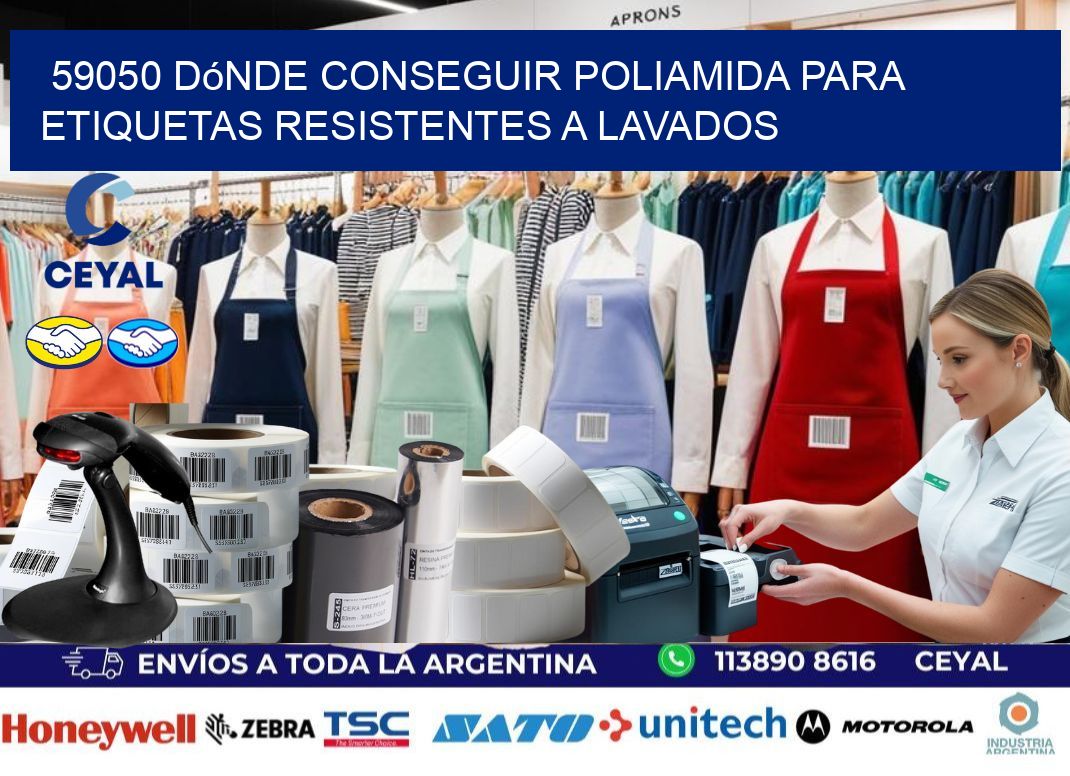 59050 dónde conseguir poliamida para etiquetas resistentes a lavados