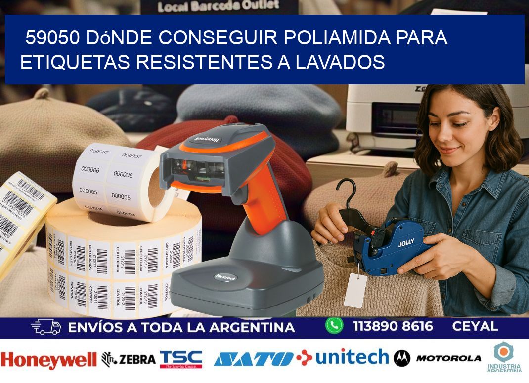 59050 dónde conseguir poliamida para etiquetas resistentes a lavados