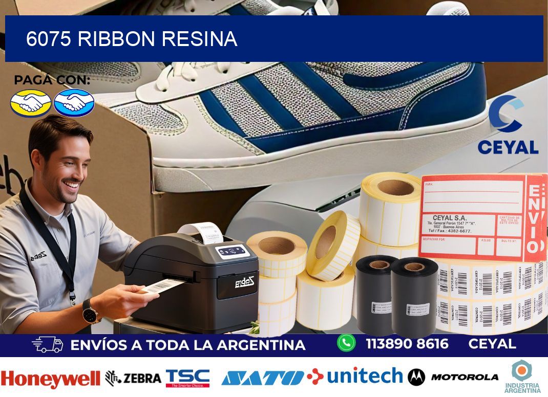6075 ribbon resina