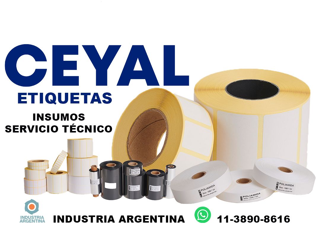 60895 etiquetas con ribbon zd220