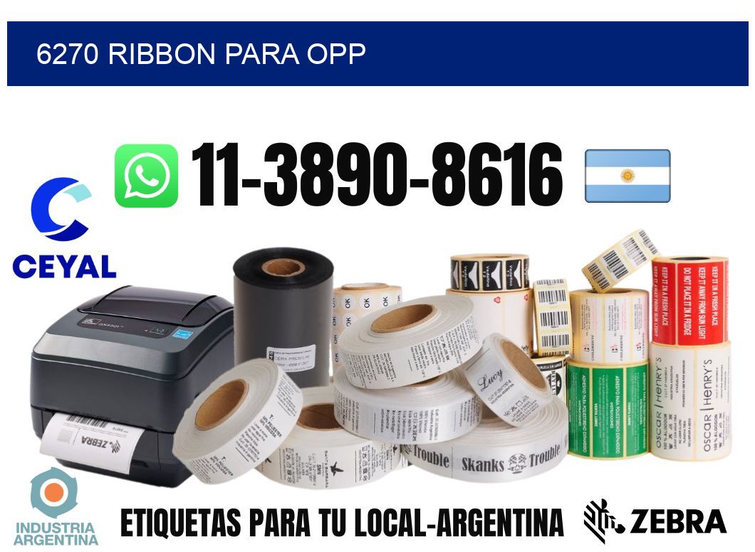 6270 ribbon para opp