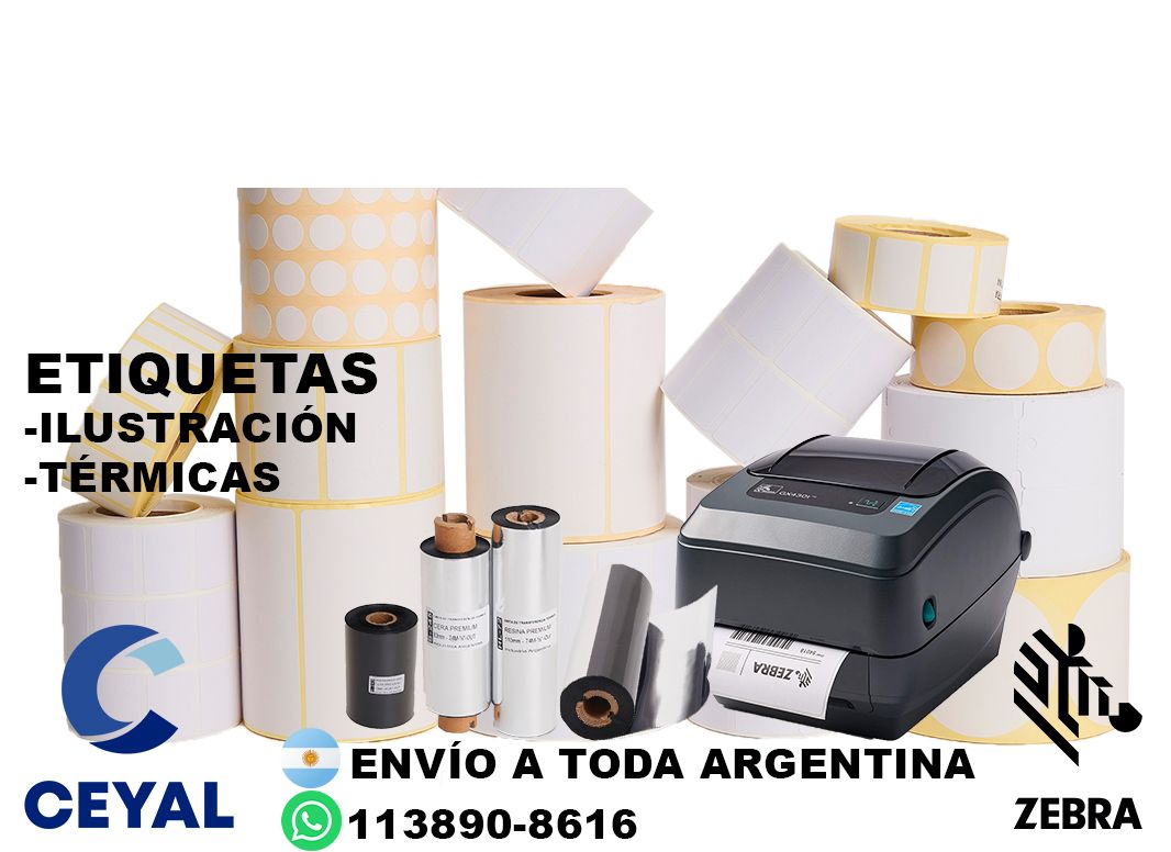 64735 rollos de etiquetas adhesivas bolsas de papel
