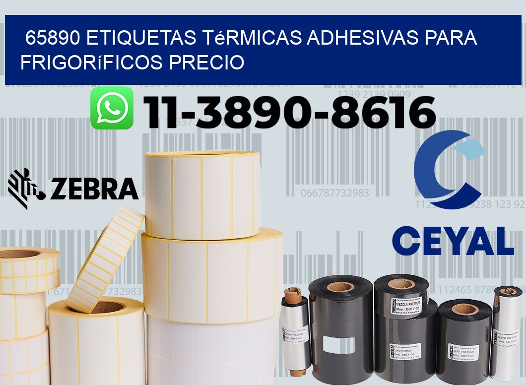 65890 etiquetas térmicas adhesivas para frigoríficos precio